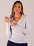 Imagem do Blusa Segunda Pele Manga Longa Feminina Gola V Térmica Peluciada Frio Inverno Qualidade Premuim