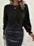 Blusa De Frio Suéter Tricot Manga Morcego Inverno