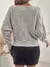 Blusa De Frio Suéter Tricot Manga Morcego Inverno