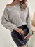 Blusa De Frio Suéter Tricot Manga Morcego Inverno