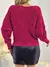 Blusa De Frio Suéter Tricot Manga Morcego Inverno