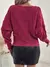 Blusa De Frio Suéter Tricot Manga Morcego Inverno