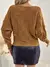 Blusa De Frio Suéter Tricot Manga Morcego Inverno