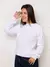 Trico blusa manga longa com tranca moda outono e inverno na internet