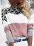 Blusa Tricot Manga Longa Onça na internet