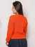 Trico blusa manga longa com tranca moda outono e inverno - loja online