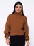 TRICOZHU COLA ALTO LISA tricot inverno blusa moda feminina tricot linha inverno Blusinha Manga longo na internet