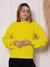 Trico blusa manga longa com tranca moda outono e inverno na internet