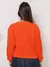 Trico blusa manga longa com tranca moda outono e inverno - comprar online