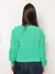 Trico blusa manga longa com tranca moda outono e inverno - Seuconfortotche