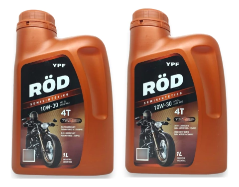Pack X2 Aceite Ypf Rod 10w30 Semisintetico 4t Moto Cuatri