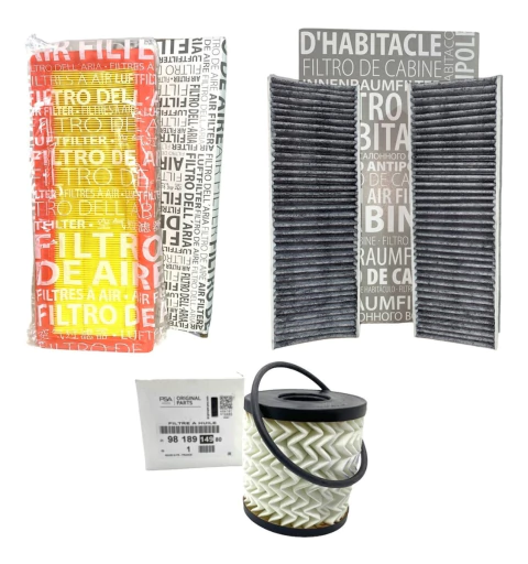 Kit Service Filtros De Aceite Aire Y Habitaculo Peugeot 3008