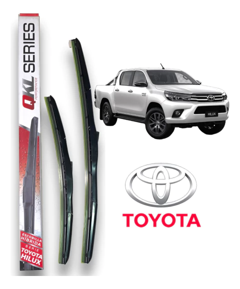 Kit Escobillas Delanteras Hilux Sw4 2016 2017 2018 2019 2020
