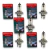 Pack X 5 Lamparas H4 12v 60/55w Halogenas Importadas Corea