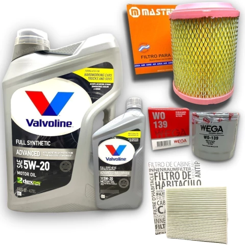 Kit Aceite 5w20 Y 3 Filtros Patriot Compass Cherokee 2.4 2.0