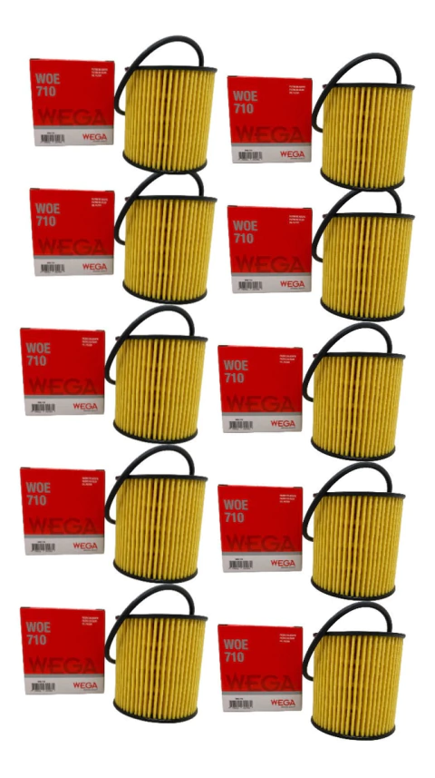 Pack X 10 Filtro De Aceite Peugeot 206 207 208 306 408 Nafta