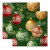 Guardanapo Para Decoupage Papel Bolas de Natal Fundo Verde 20un IHR - comprar online