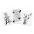 Conjunto de Stencils de Camadas 10,3x21cm Arden - comprar online