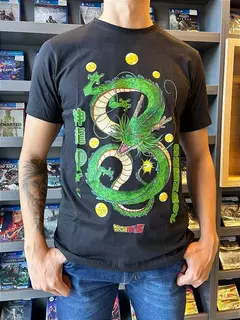 CAMISETA SHENLONG - DRAGON BALL V2 PRETO M