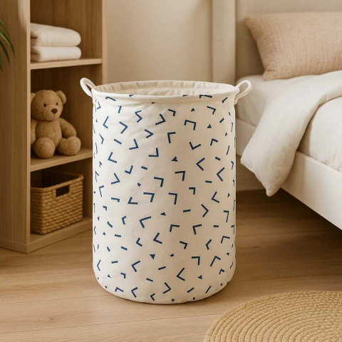 Canasto Ropa Sucia Cesto Organizador Juguetes Tela Plegable