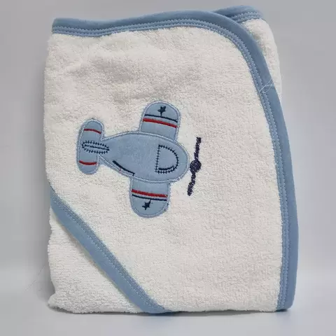 Toallón con Capucha Bordada - Avión - comprar online