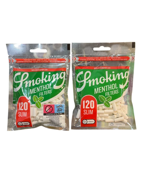 Smoking Filtros Slim Menthol - comprar online