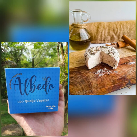 Queijo Vegetal Natural de Castanha de Caju 150g - Albedo