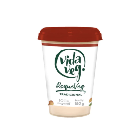 Requeijão Vida Veg Tradicional 50%OFF = Desc.Promocional40% + 10% Desc. Cupon "Black" 180g Vida Veg