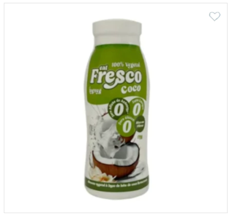 Alimento Vegetal 50%OFF com cupon "Black" Iogurte de Coco 170g - Eat Fresco
