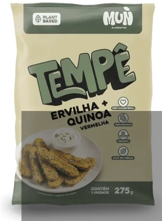 Tempê Ervilha c/ Quinoa Vermelha 275g - MunTempê