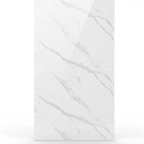Placa Uv Pvc Simil Marmol 1,22 X 2,44 Espesor 3 Mm Calacata