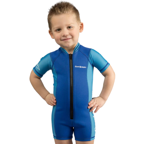 Roupa de Neoprene Infantil Short Baby Boy Azul - Cressi