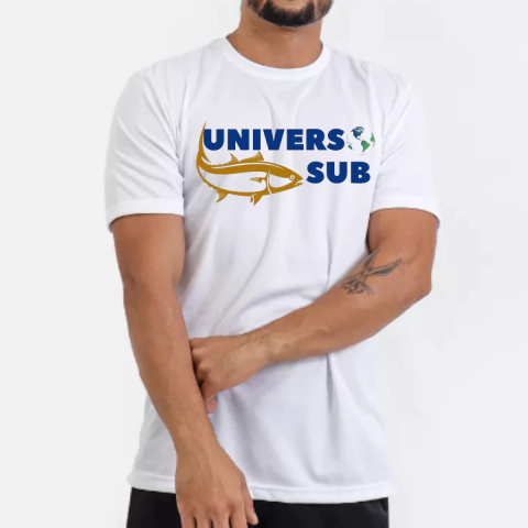Camiseta Dryfit Branco - Universo Sub