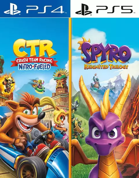 Crash Nitro + Spyro Trilogy PS4 | PS5 - comprar en línea