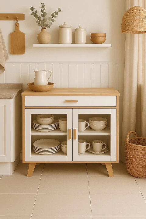 Cristalero Vajillero Nordico Paraiso Kemi Melpar - comprar online