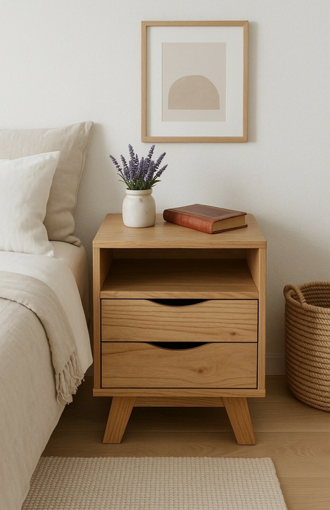 Mesa De Luz Nórdico Escandinava mdl0006n - comprar online