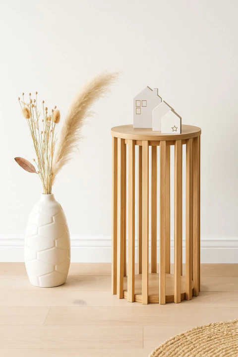 Mesa Ratona Redonda Paraiso Macizo - comprar online