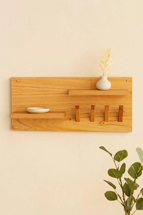 Perchero De Pared Con Estantes - comprar online