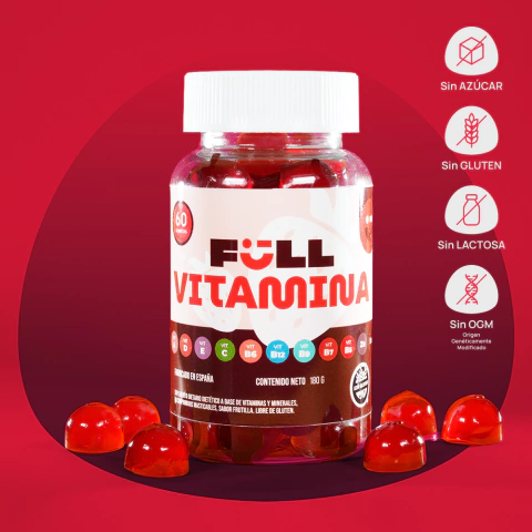 Full Vitamina · Energía & Vitalidad · 60 Gomitas Sin Azúcar