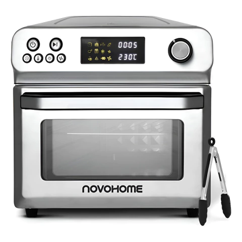 Horno Freidora De Aire Novohome Panel Digital 24 Lts 1800w Plateado - comprar online