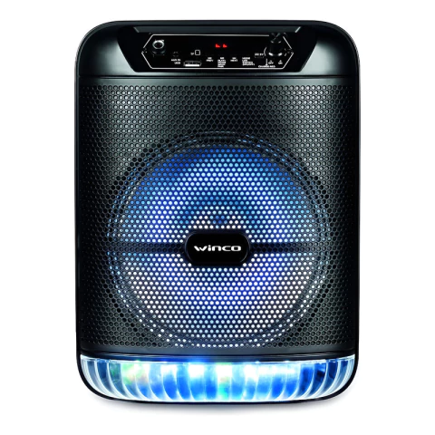 Parlante Winco W259 Bateria Bluetooth Tws Fm Usb Microsd Aux Negro - comprar online
