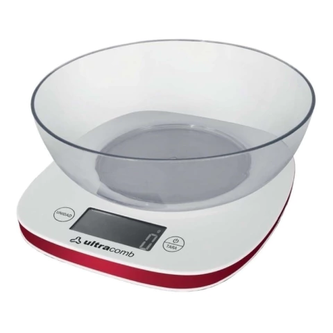 Balanza De Cocina Digital Ultracomb Bl-6002 Pesa De 1g A 3kg 3 Kg - comprar online