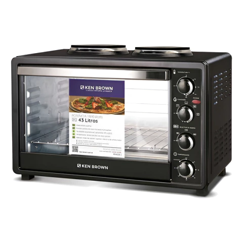 Horno Electrico Conveccion Doble Anafe Ken Brown Kb-4332 43l