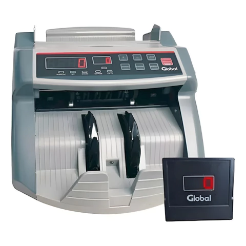 Contadora De Billetes Global Detecta Billetes Falsos Por Uv - comprar online
