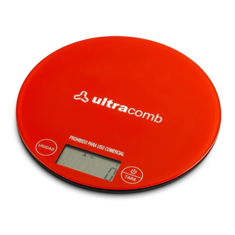 Balanza De Cocina Digital Ultracomb Bl 6001 1gm Hasta 3 Kg Rojo 3 Kg - comprar online
