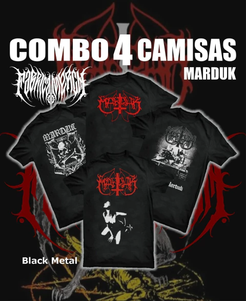 COMBO 4 CAMISETAS MARDUK - comprar online