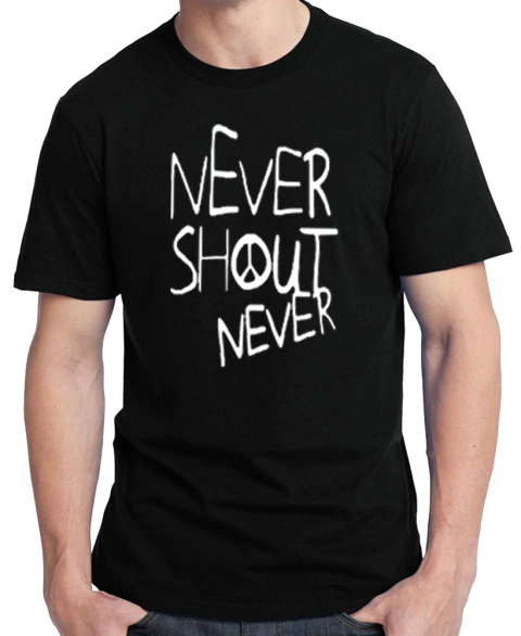NEVER SHOUT NEVER - Logo - comprar online