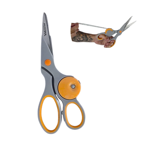 Tesoura Com Fita Metrica 8,5