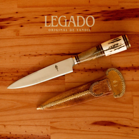 Cuchillo mixto de Madera y Ciervo - comprar online
