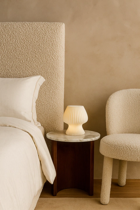 Luminária de mesa - Plissada - comprar online